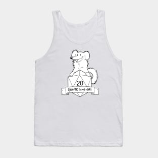 Smaller Print - Chaotic Good Girl Tank Top